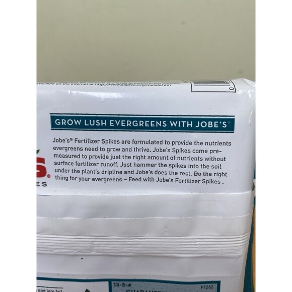 Jobe's Easy To Use Fertilizer Spikes Formula For Lush Evergreens 5 pack - Picture 3 of 8